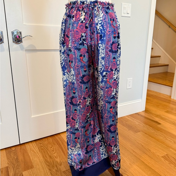 Free People Pink and Blue Floral Pajama Set - Picture 12 of 14